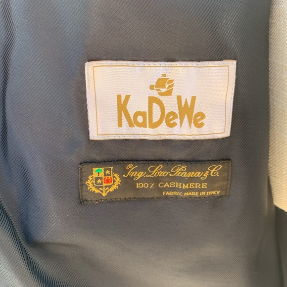 WINDSOR - Ing Loro Piana 100% Cashmere Coat- KaDeWe / Germany- EU/IT 56-US 46 - Picture 6 of 16